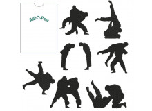 Stickserie ITH - Judo Pass inkl. Motive Silhouette
